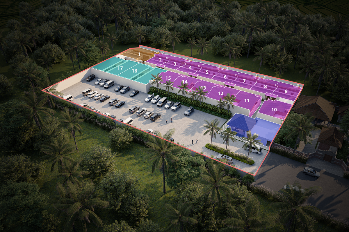 TROPICAL VILLA - SITEPLAN d