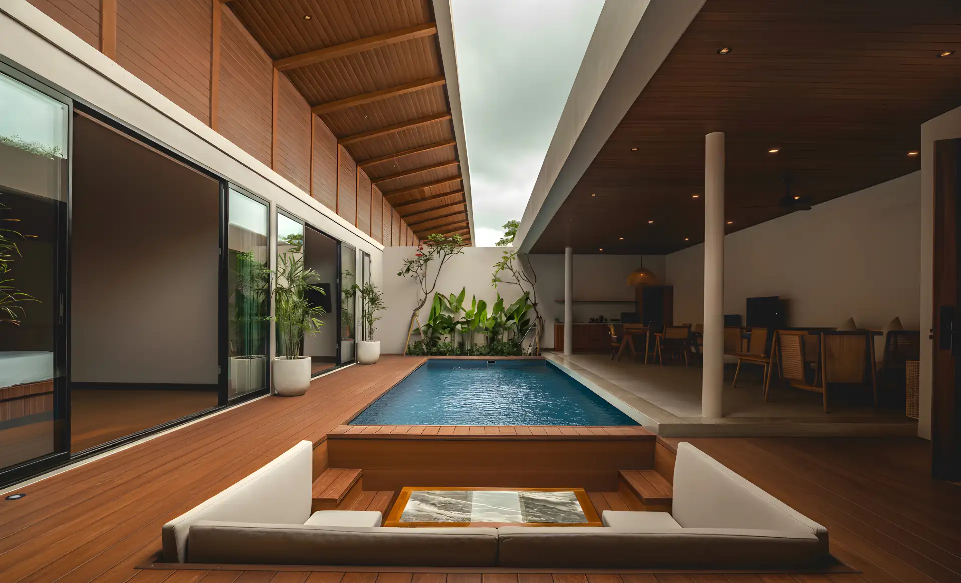 Private Pool View - Private Villa Jimbaran for rent